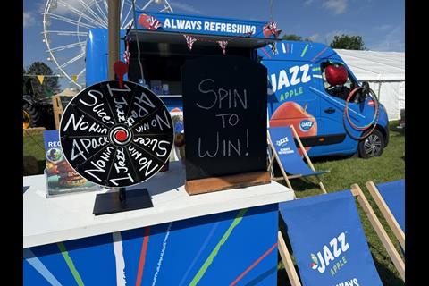 A sampling game enticed consumers to taste Jazz apples